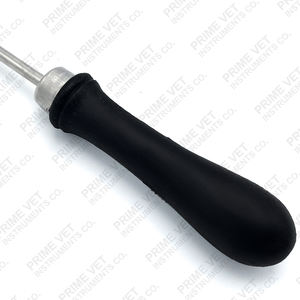 Prime vet's Trocar veterinario con mango de plástico | Varilla de acero inoxidable de 6 mm con tapa de metal para uso en ganado y ganado. - Product Image 6