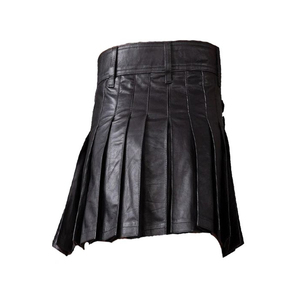 Kilt en cuir pour hommes de conception personnalisée professionnelle Kilt traditionnel en cuir de qualité supérieure pour hommes à vendre - Product Image 3