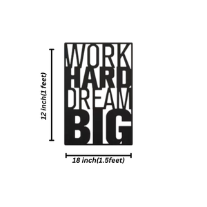 Art mural en métal sur le thème de la motivation | Décoration murale en métal avec citation |   Décoration murale |   Décoration murale en métal - Product Image 2