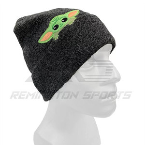 Bonnets tricotés chauds d'hiver de haute qualité de couleur unie décontractés pour hommes et femmes Bonnet en acrylique - Product Image 4