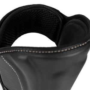 Usine pas cher prix hommes Baseball formation protège-tibias confortable Double sangle PU en cuir véritable jambières jambières - Product Image 5