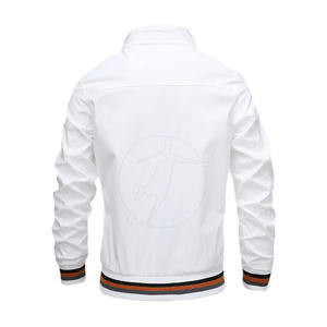 แจ็คเก็ตบอมเบอร์คอปกตั้งสำหรับผู้ชายแจ็คเก็ตบอมเบอร์ดีไซน์เรียบๆสไตล์สตรีทสำหรับฤดูหนาว - Product Image 2