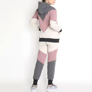 Survêtement 2-en-1 pour femme, de haute qualité, hiver, à capuche, décontracté, imprimé délavé à l'acide, design personnalisé, respirant, en polyester - Product Image 5
