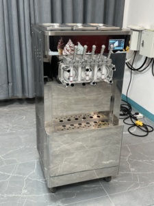 Commercial 5 Flavour High Capacity 50L/H Soft Serve <strong>Ice</strong> <strong>Cream</strong> <strong>Machine</strong> Stainless Steel <strong>Ice</strong> <strong>Cream</strong> <strong>Machine</strong> - Product Image 3