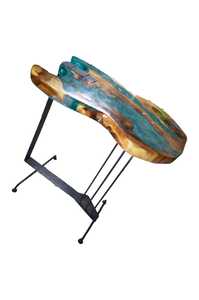 Cuerpo de Guitarra Eléctrica Hecho a Mano, Diseño de Madera Natural y Resina Epoxi, Piezas de Guitarra Personalizables para DIY, Empacado para Envío - Product Image 4