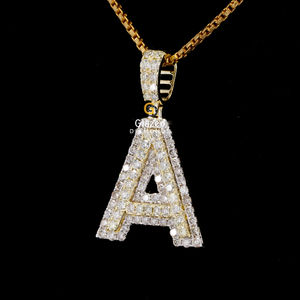 จี้เพชรรูปตัวอักษรที่ตัดได้สวยงาม925ปาร์ตี้สำหรับทุกเพศ - Product Image 3