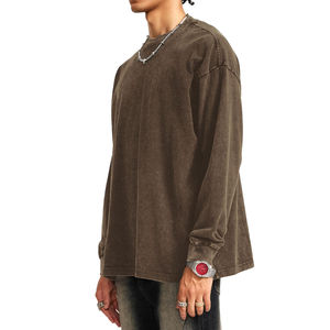 เสื้อสเวตเตอร์ผ้าฝ้ายแขนยาวสำหรับผู้หญิงและผู้ชายเสื้อสเวตเชิ้ตผ้าฝ้ายแขนยาวสำหรับใส่ได้ทั้งชายและหญิงเสื้อสเวตเชิ้ตซักแบบ2026สำหรับฤดูใบไม้ร่วงและ100% ได้ดีที่สุด - Product Image 5