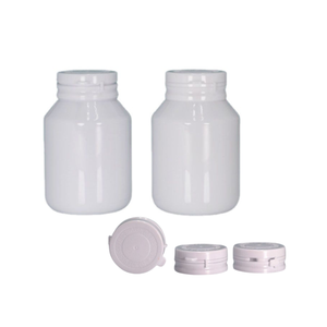 150CC Cylindrical PET PVC Medicine <b>Bottle</b> Custom Logo Tear Cap Option for Vitamins & <b>Pills</b> Storage Made in Vietnam - Product Image 1