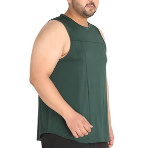 Haute Qualité Personnalisé Sans Manches Hommes Gym Gilet Solide Couleur Respirant Débardeur pour Musculation Fitness Logo Vierge - Product Image 3