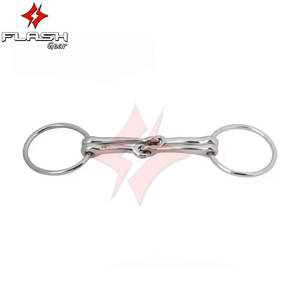 Bradoon équestre sur mesure But anneau lâche Snaffle acier inoxydable cheval bouche Bits culottes Western équitation Durable - Product Image 3