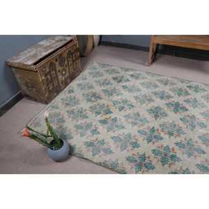 Alfombra de 5.3x8.1 pies, Alfombra Turca Grande, Alfombra Oriental Verde - Product Image 5