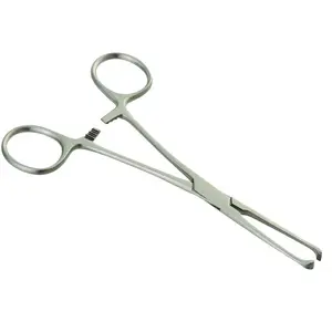 Allis Pince à tissus 5x6 dents Instrument de chirurgie de base en acier inoxydable allemand Source d'alimentation manuelle 19 cm - Product Image 1