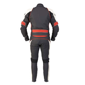 Combinaison de course de moto pour homme personnalisée, homologuée CE, protection, doublure amovible, équipement de conduite de moto, combinaison de motard, vente en gros OEM Pakistan - Product Image 3