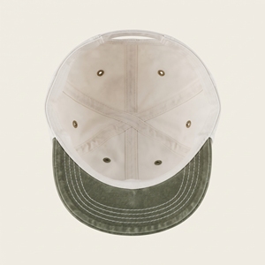 White Olive <b>Green</b> Flat Brim Cap Unisex Cotton Casual <b>Hat</b> Wholesale Custom Logo High Quality OEM ODM Low MOQ Adjustable Closure - Product Image 5