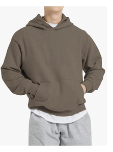 Custom Logo Bangladesh Factory Direct Wholesale Men's <b>Hoodie</b> Plain Dyed Fabric Winter Autumn Spring Wearable OEM ODM Bulk - Product Image 4