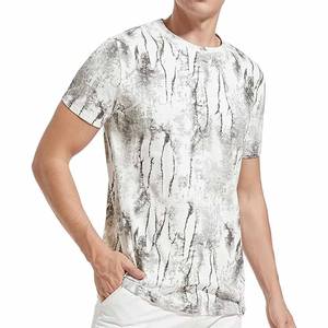 T-shirt à manches courtes pour hommes 2025 Summer New Brand Trendy Cotton Printed T-shirt Top Vêtements pour hommes - Product Image 3