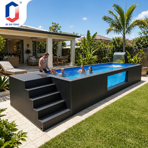Piscine hors sol robuste à montage facile, idéale pour les projets de loisirs en extérieur, hôtels et gîtes, avec accessoires complets - Product Image 5