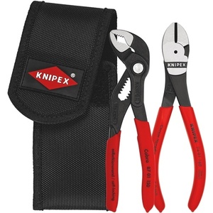 Juego de 2 Mini Alicates KNIPEX con Bolsa para Cinturón, 390 g, para Kits de Herramientas - Product Image 1