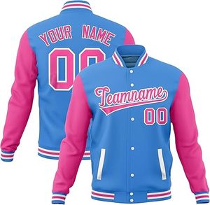 Chaqueta Bomber Universitaria Unisex de Invierno, Personalizable con Bordado, Cuerpo de Lana Premium, Mangas de Poliéster, para Universidades, Clubes y Moda - Product Image 4