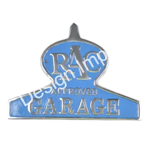 Placa de metal para parede cantando, acessório de venda por atacado para garagem, logotipo de placa de garagem com uso em garagem, porção de serviço