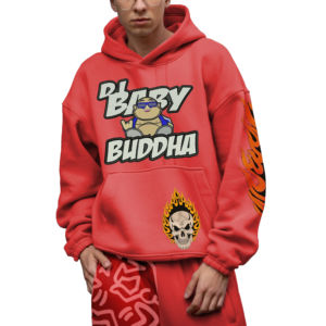 OEM Survêtements personnalisés en coton sérigraphiés Survêtements à capuche pour hommes survêtements lourds de haute qualité - Product Image 2