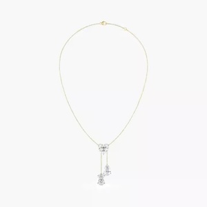 18K Yellow Gold Classic Heart Shape Moissanite Lab Grown Diamond Tennis Bracelet Wedding Gift For Her - Product Image 1