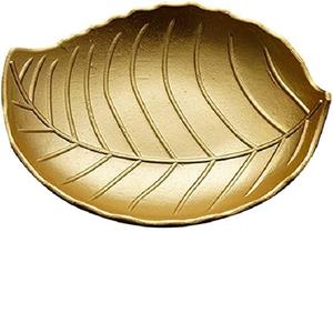 Plateau de service de nourriture en métal fait à la main, plateau de Table à manger décoratif plateau de service de Fruits à la maison - Product Image 5