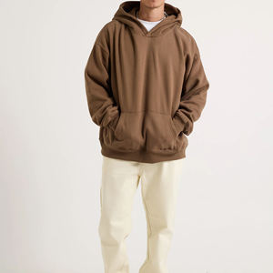 เสื้อฮู้ดดี้ผ้าฟลีซเนื้อหนัก 450 กรัม 100% ผ้าฝ้าย ทรงโอเวอร์ไซส์ ใส่ได้ทั้งชายและหญิง เป็นมิตรกับสิ่งแวดล้อม กันลม ไม่เป็นขุย สีพื้น สำหรับฤดูหนาว - Product Image 5