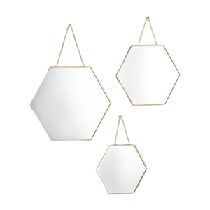 Marco de espejo de montaje en pared Interior para sala de estar, accesorios decorativos para el hogar de alta calidad, diseño personalizado, espejo de pared de Metal - Product Image 5