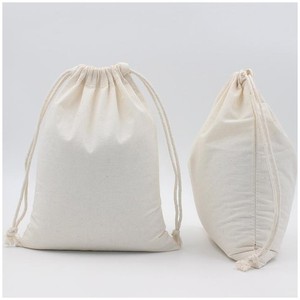 Elegante bolso de mano de algodón puro de lujo con cordón ecológico con malla y lino para promociones disponibles para la venta - Product Image 6