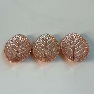 Juego de 3 tazones de frutas secas de hoja de alta calidad en el extranjero R B para ocasiones de bodas y fiestas con el precio más bajo de la India - Product Image 2