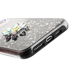 Somostel buena calidad PC + silicona <span class=keywords><strong>2</strong></span> en 1 Agujero de precisión pintura epoxi decoración de flores diseño funda de teléfono para IPH 15 PRO/IPH 15 - Product Image 3