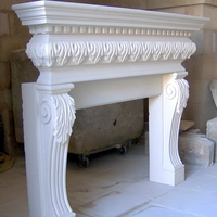 Cheminée murale antique en marbre, design victorien, pierre naturelle, fournisseur de décoration intérieure