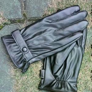 Guantes de conducción de diseño personalizado de piel de cabra de alta calidad, guantes suaves y cálidos con forro para invierno, guantes de conducción de automóviles con logotipo personalizado - Product Image 5