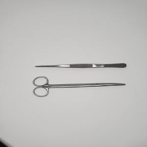 Kit d'instruments de dissection-Comprend des pinces à tissus écorcés et des ciseaux Metzenbaum incurvés de qualité supérieure très demandés - Product Image 4