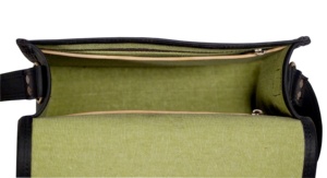 กระเป๋าหนังแพะแท้ของผู้หญิง,กระเป๋าคนส่งเอกสารสะพายไหล่ดีไซน์ไม้กางเขนเซลติก - Product Image 2