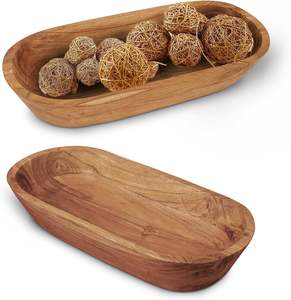 Meilleure vente de bol à pâte en bois naturel fabriqué à la main au Vietnam pour la vaisselle de fête - Product Image 1
