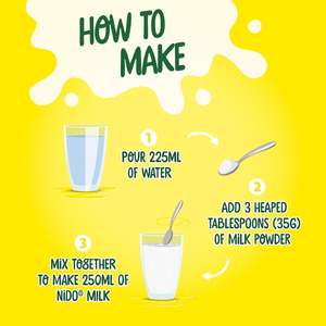 Lait en poudre entier fortifié Nid O 0,035 kg Sac/Boîte/Emballage en vrac - Product Image 2