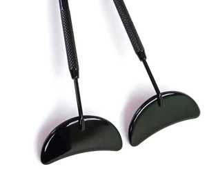 ขนตาปลอมสแตนเลสกระจกรูปริมฝีปากชุบทองปรับแต่งได้การตรวจสอบขนตา3X กระจกมือถือ - Product Image 3