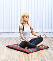 Amazon Offre Spéciale Zabuton Coussin de siège carré pour les exercices de méditation, tapis de yoga léger et écologique