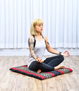 Amazon Hot Sale Zabuton Seating <b>Cushion</b> <b>Square</b> Floor Seat for Meditation Exercises, Eco-Friendly Light Yoga Mat - Product Image 3
