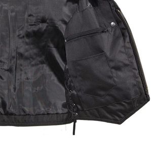 Gilet de motard en cuir de qualité supérieure pour homme à prix avantageux avec col montant, gilet sans manches confortable 2026 - Product Image 6