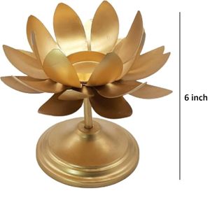 High Quality Metal Flower Shape <b>Tea</b> <b>Light</b> Candle Holder Handmade Luxury Candle Stand Tableware Good Sale - Product Image 4