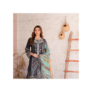 Hermosos nuevos diseños Colección de verano para mujer Vestidos casuales Shalwar Qameez Vestidos largos Pakistani Indian Modal Seda Lino - Product Image 2