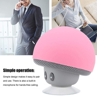 Mini Altavoz Inalámbrico con Diseño de Hongo, 5V 3W, Subwoofer con Ventosa, Bocinas Lautsprecher