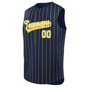 Maillot de baseball sans manches imprimé par sublimation sur mesure - Product Image 2