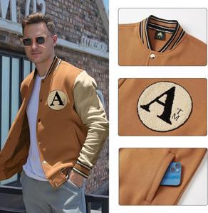 แจ็กเก็ตซาฟารีกันน้ำมีซิปปักคอตั้งสำหรับผู้ชายวินเทจมาตรฐานอบอุ่นสำหรับฤดูใบไม้ร่วง - Product Image 3