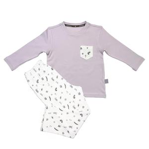 Set di pigiama a tema floreale in cotone organico