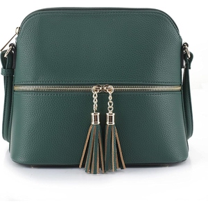 Sac à bandoulière élégant pour femmes Sac à bandoulière en cuir PU grainé doux pour femmes modernes - Product Image 4