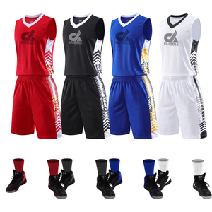 Conjunto de Uniforme de Baloncesto Unisex de Invierno, 100% Poliéster, Jersey sin Mangas, Secado Rápido, Transpirable, Antibacteriano - Product Image 1